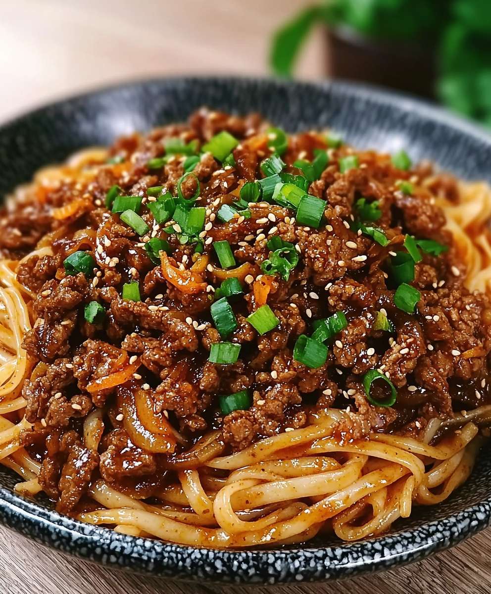 Spicy Beef Noodle Stir Fry