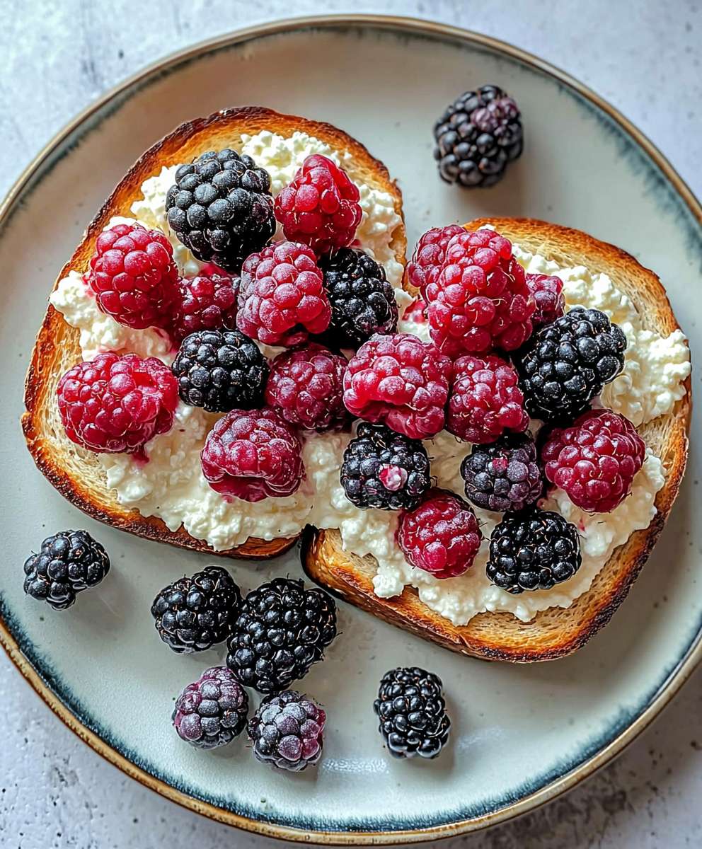 Ricotta Toast with Berries