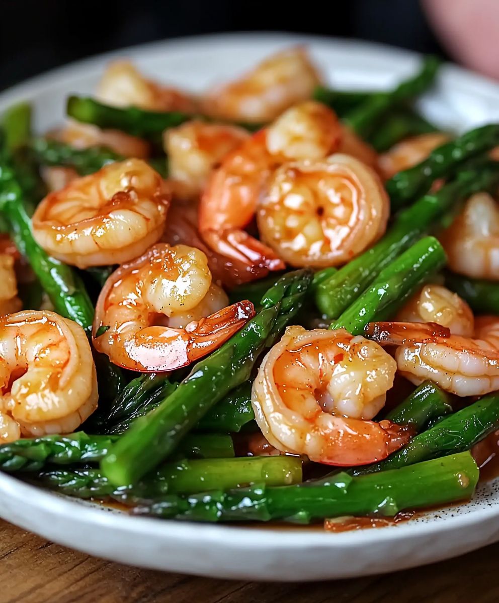 Shrimp Asparagus Stir Fry