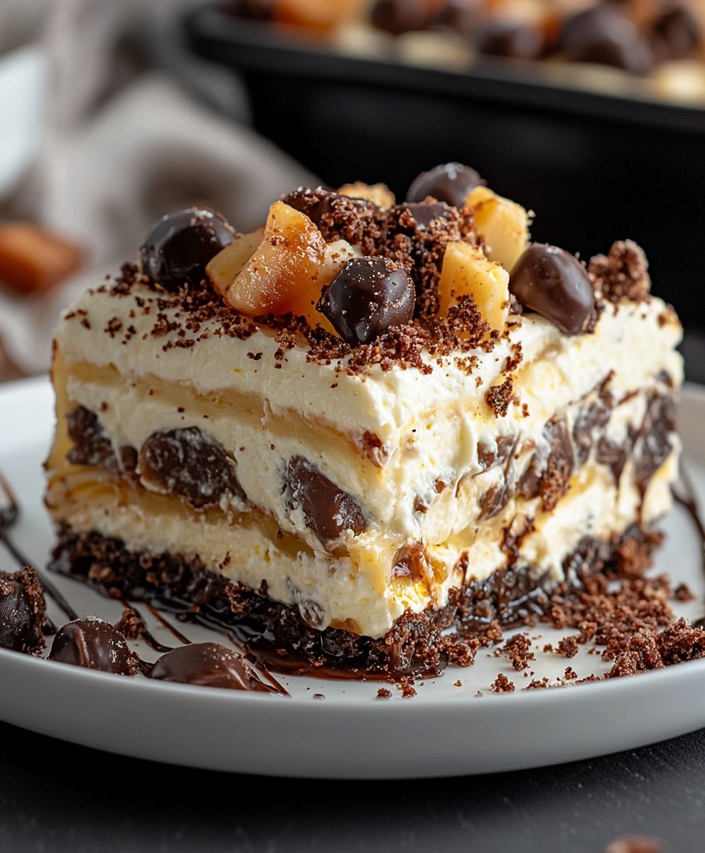 Turtle Lasagna Dessert