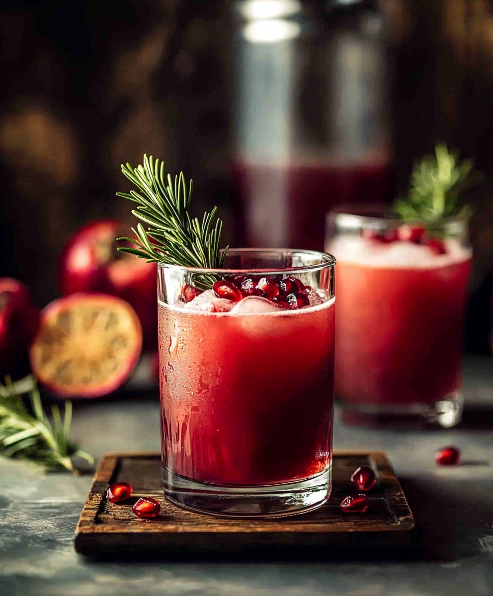 Pomegranate Apple Cider Spritzer