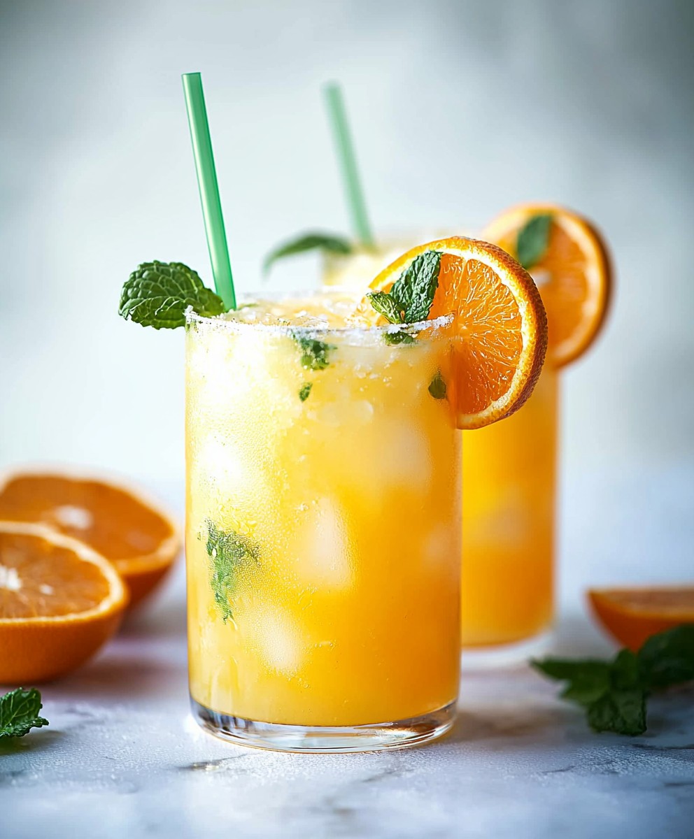 Orange Coconut Water Refresher