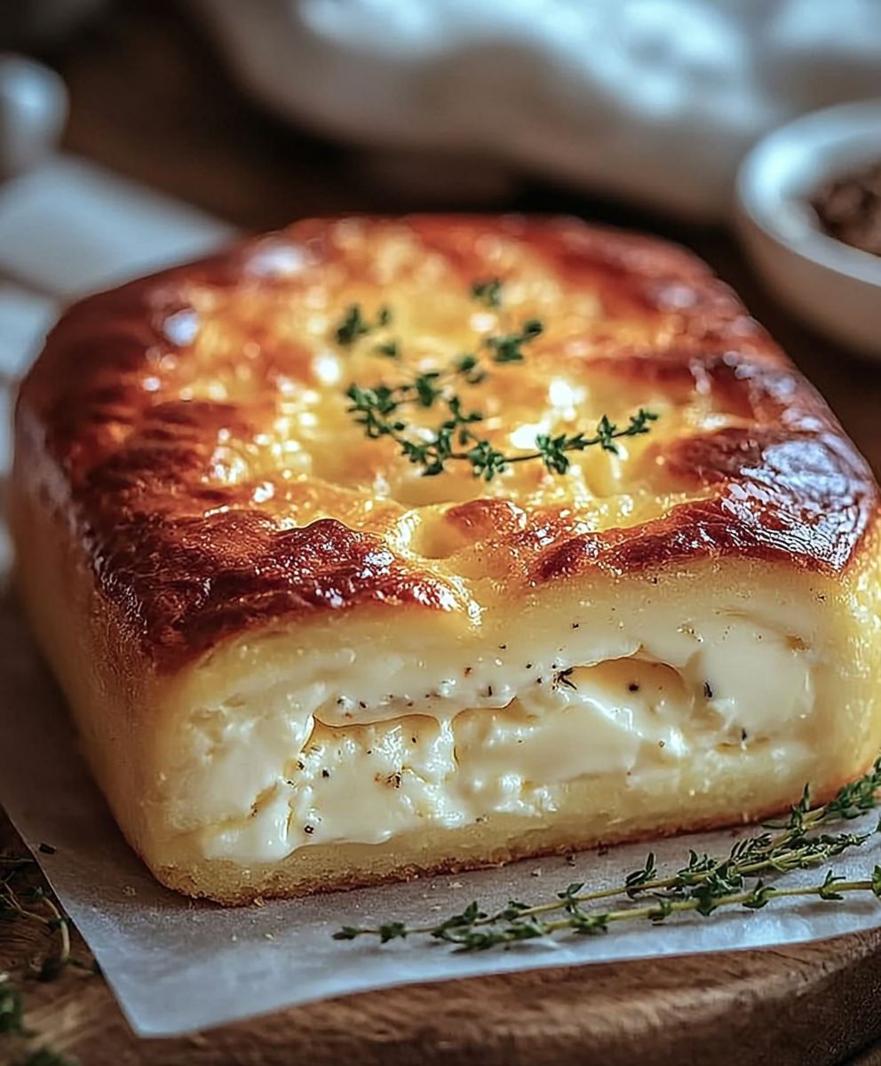 Goat cheese Gruyere cake