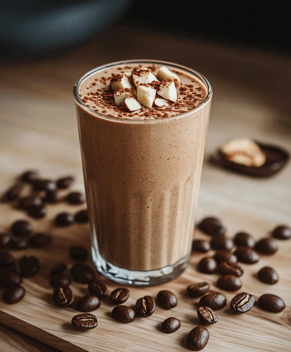 Almond Coffee Protein Smoothie