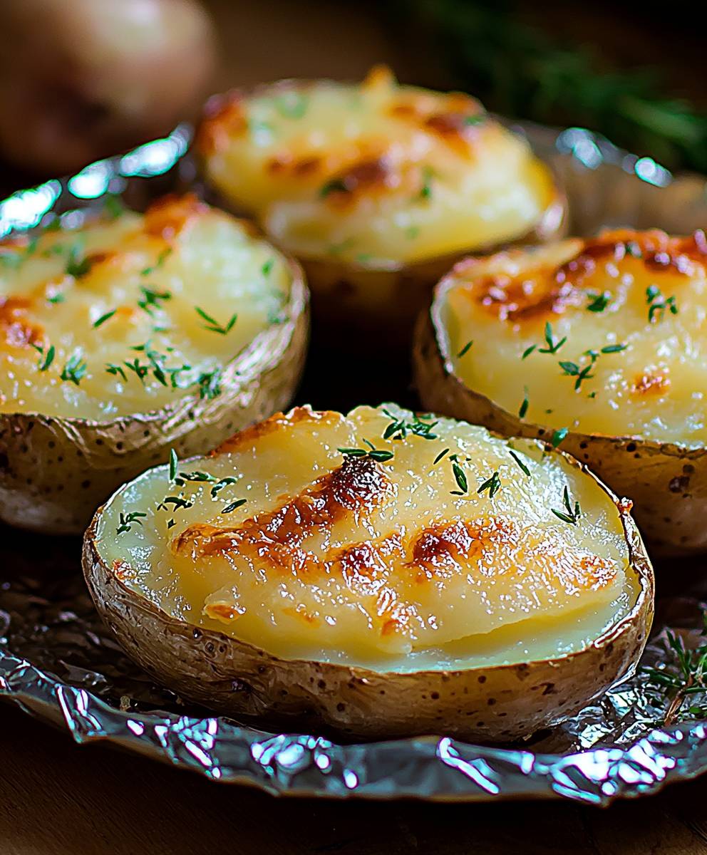 Parmesan baked potatoes