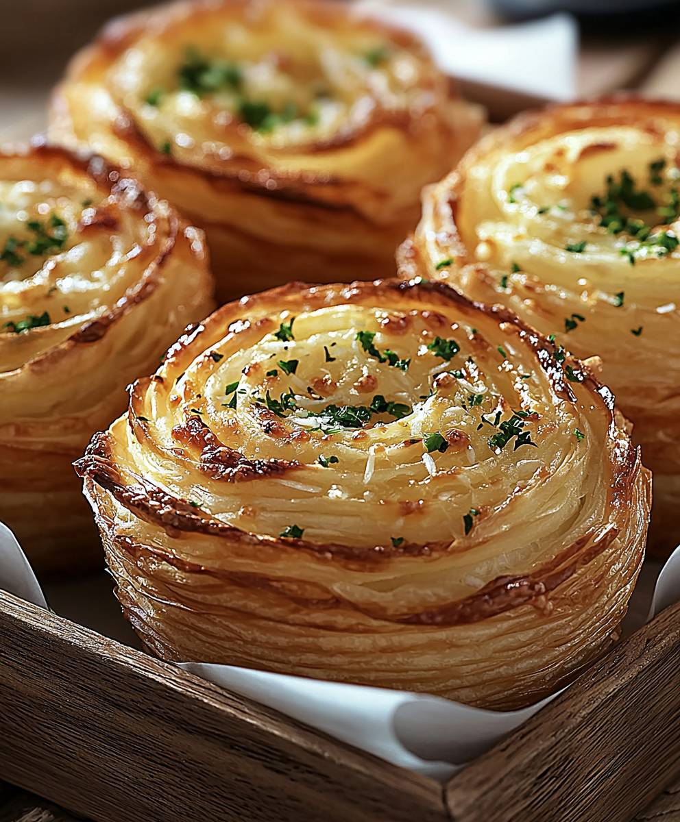 Cheesy Garlic Cruffin