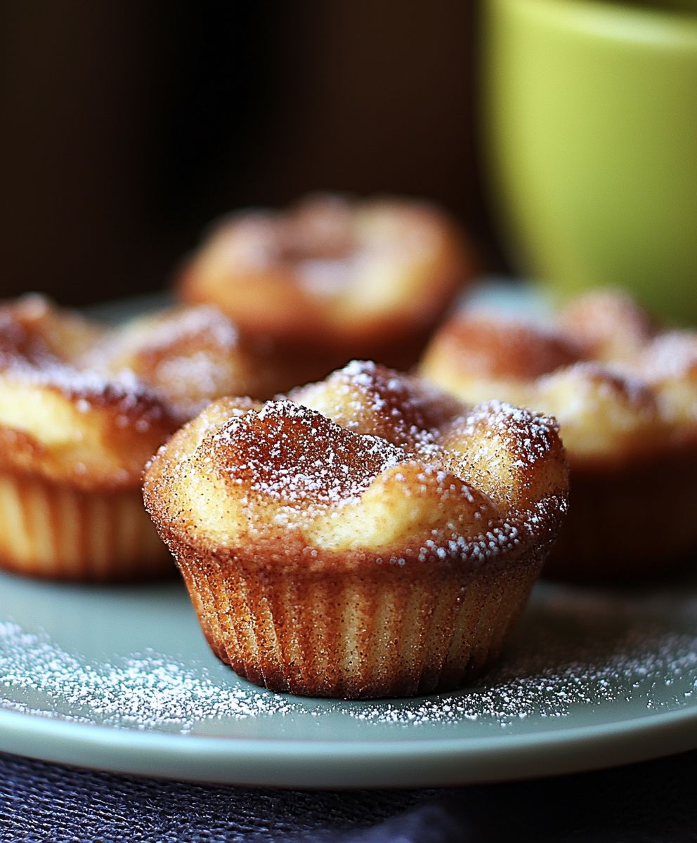 Cinnamon Sugar French Toast Muffins