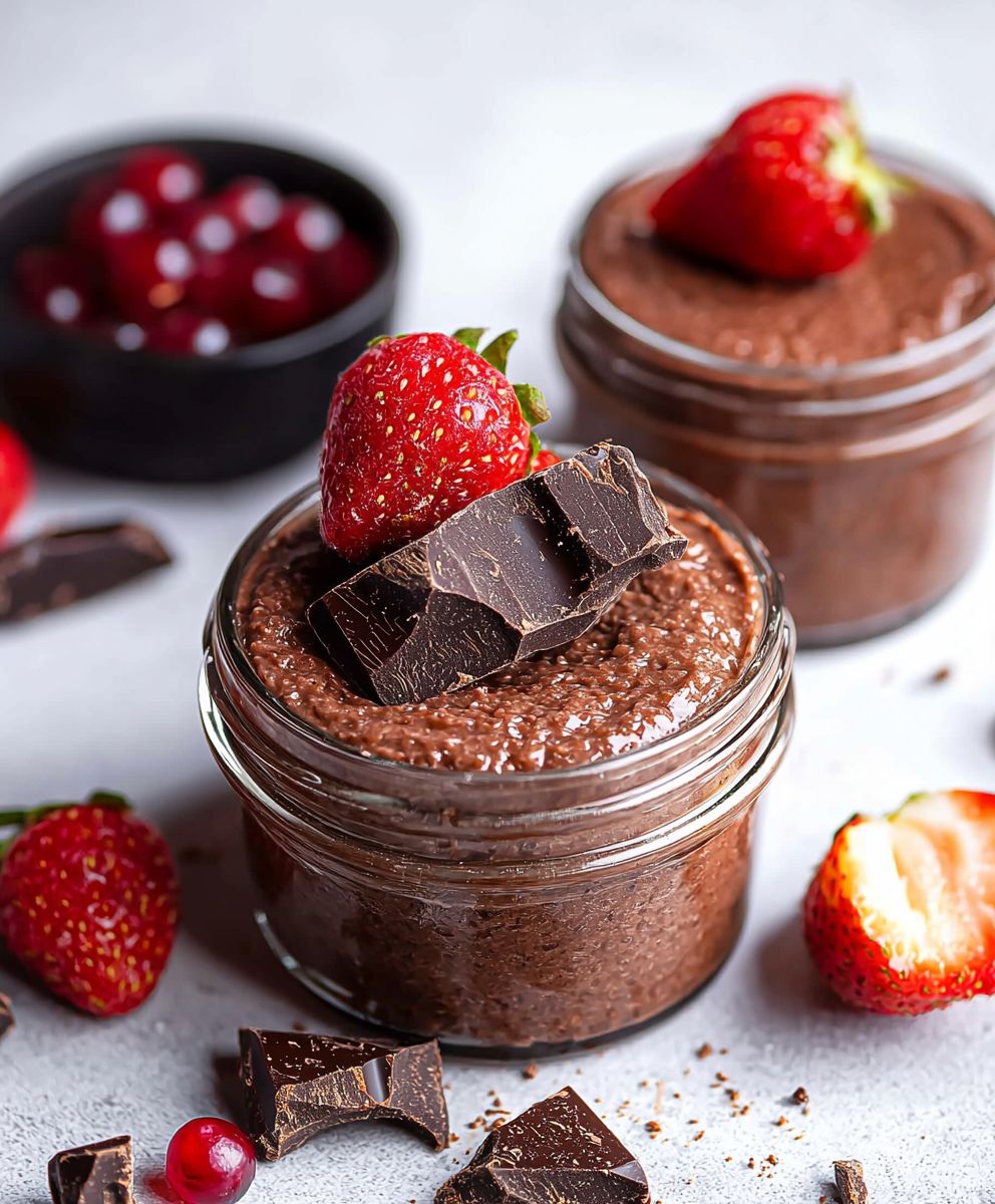 Creamy chocolate mousse egg-free
