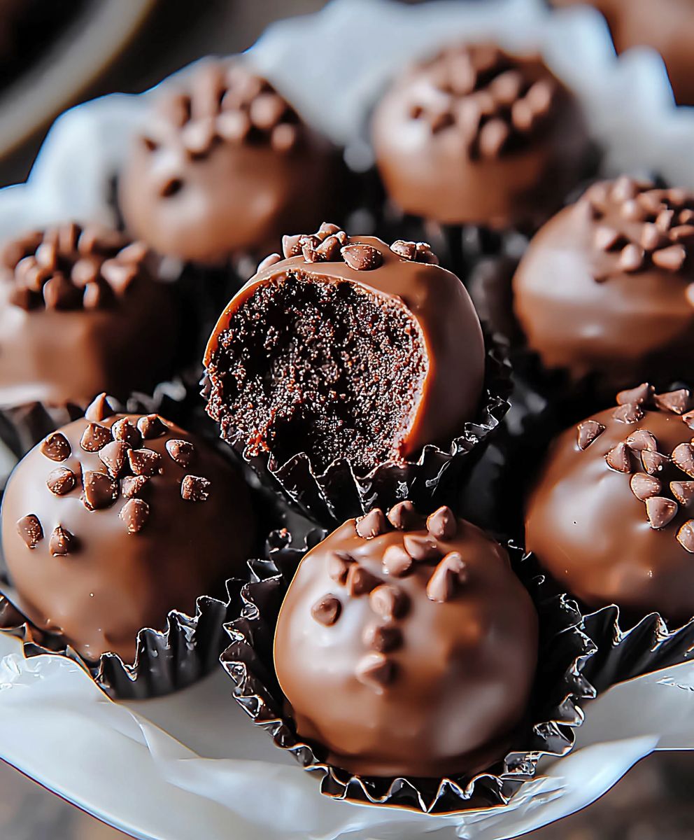 Brownie truffles easy