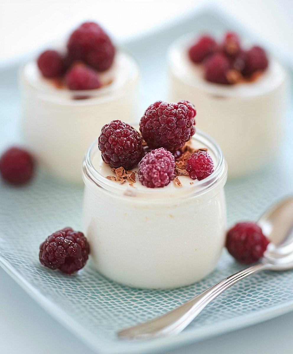 Two ingredient white chocolate mousse