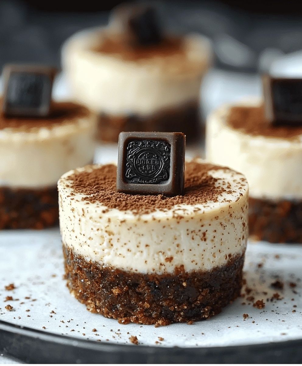 Baileys mini cheesecakes