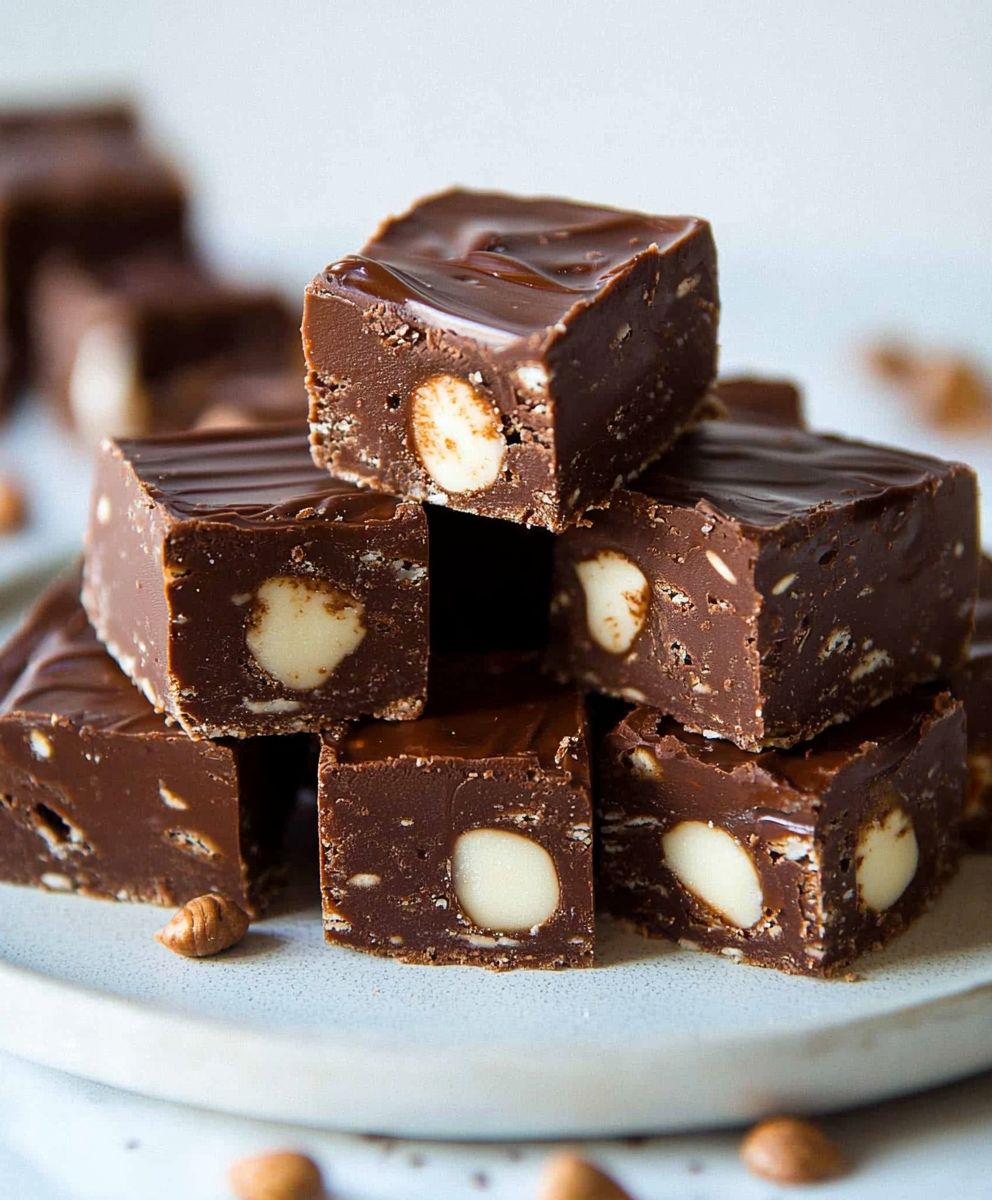 Nutella fudge dessert