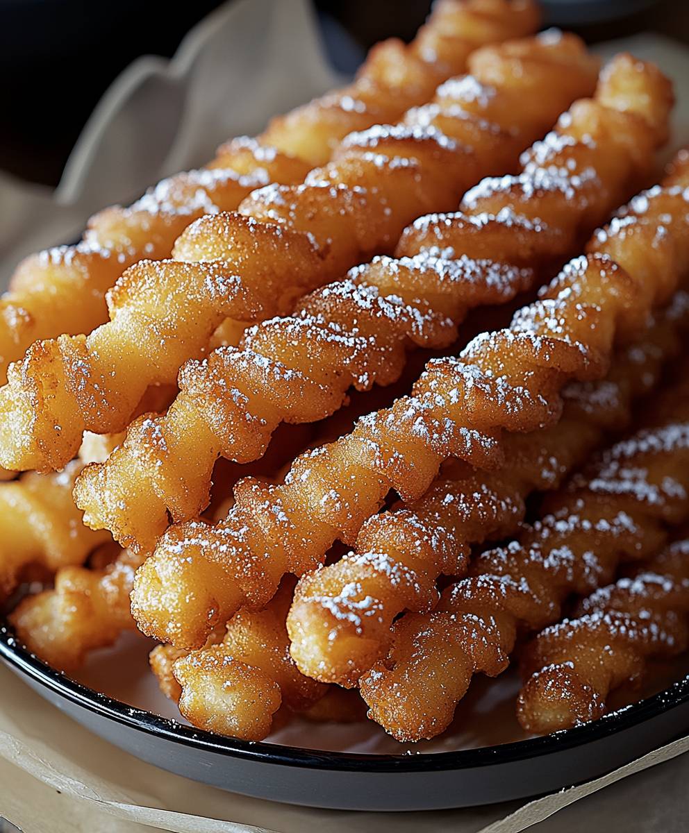 Crispy Funnel Cake Sticks