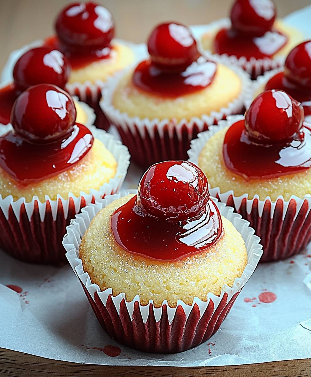 Cherry Cheesecake Cupcakes
