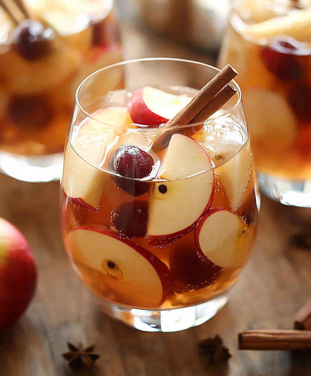 Apple Cider Sangria Drink