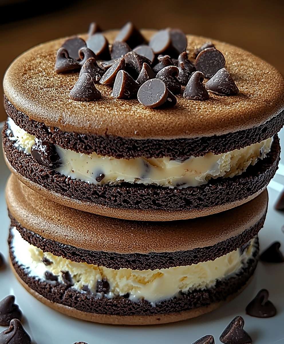Chocolate Chip Ice Cream Sandwich
