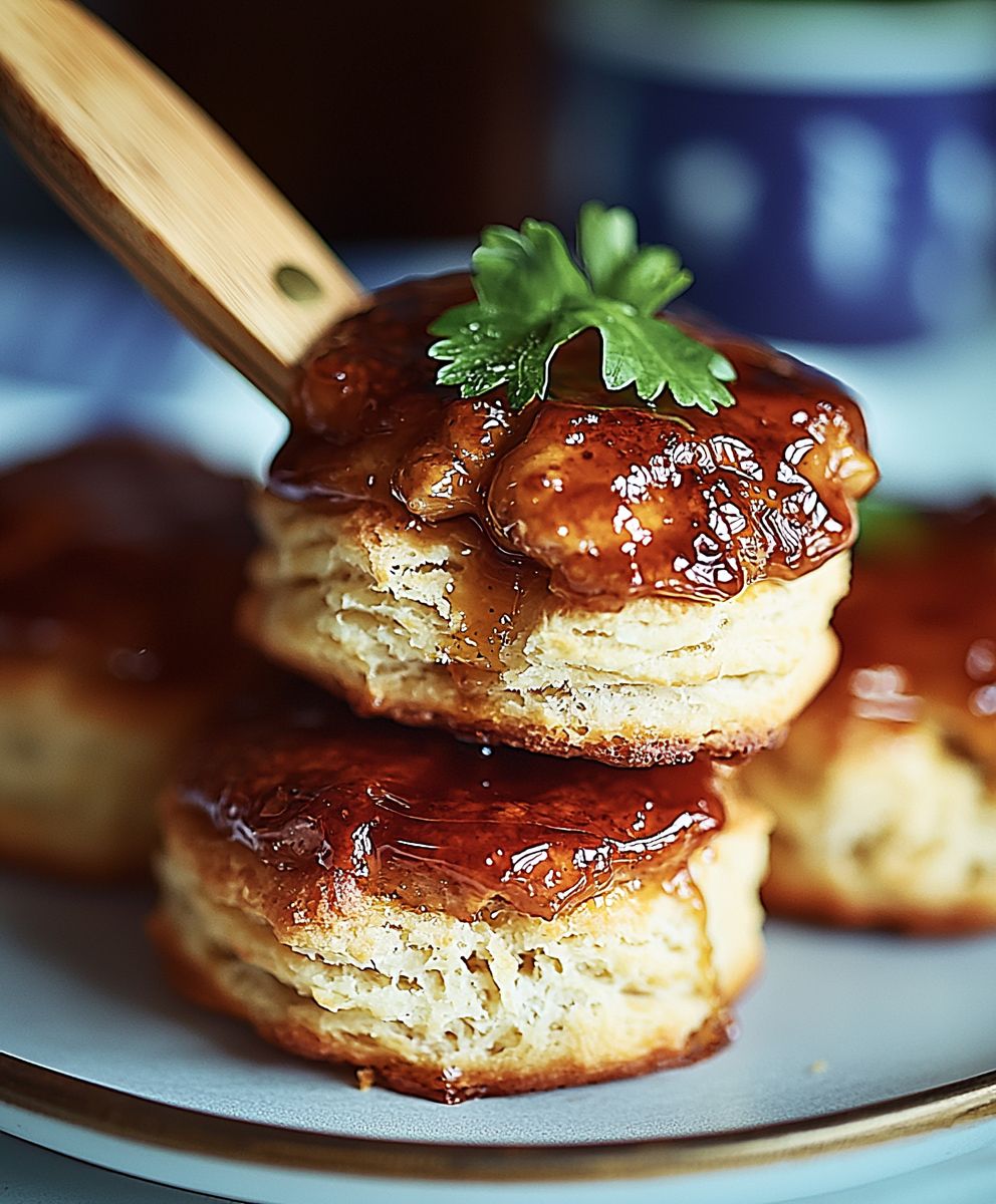 Hot Honey Chicken Biscuits