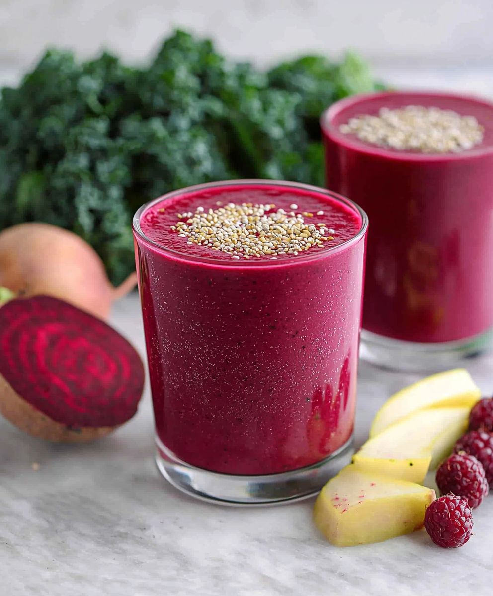 Beet kale smoothie