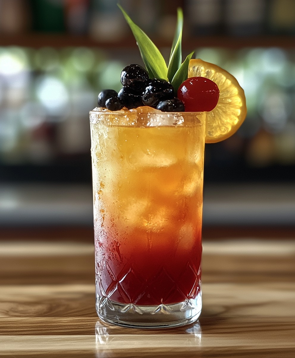 Drunken Monkey Rum Cocktail