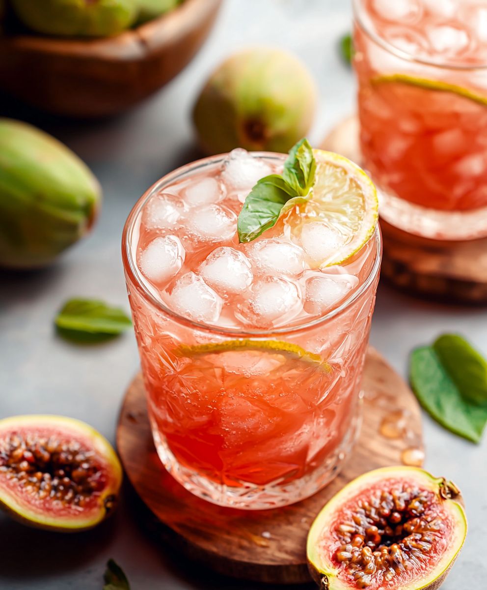 Guava jasmine iced tea