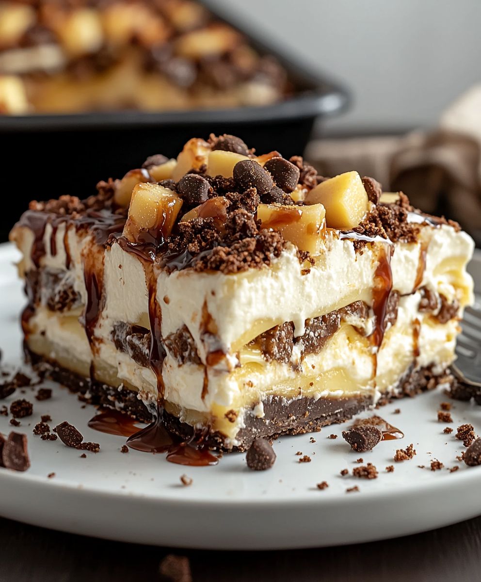 Turtle Lasagna Dessert