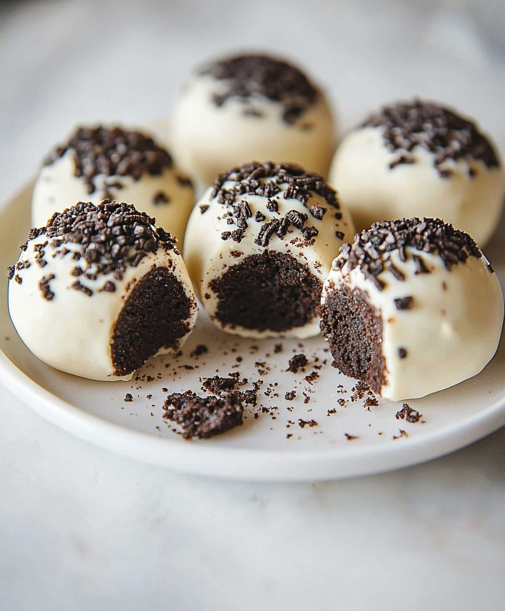 Oreo truffles dessert