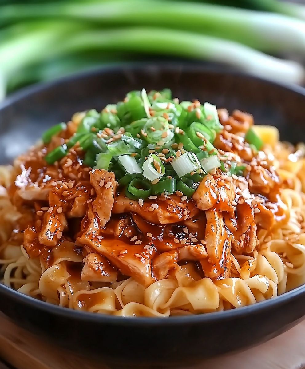 Shredded Braised Chicken Noodles