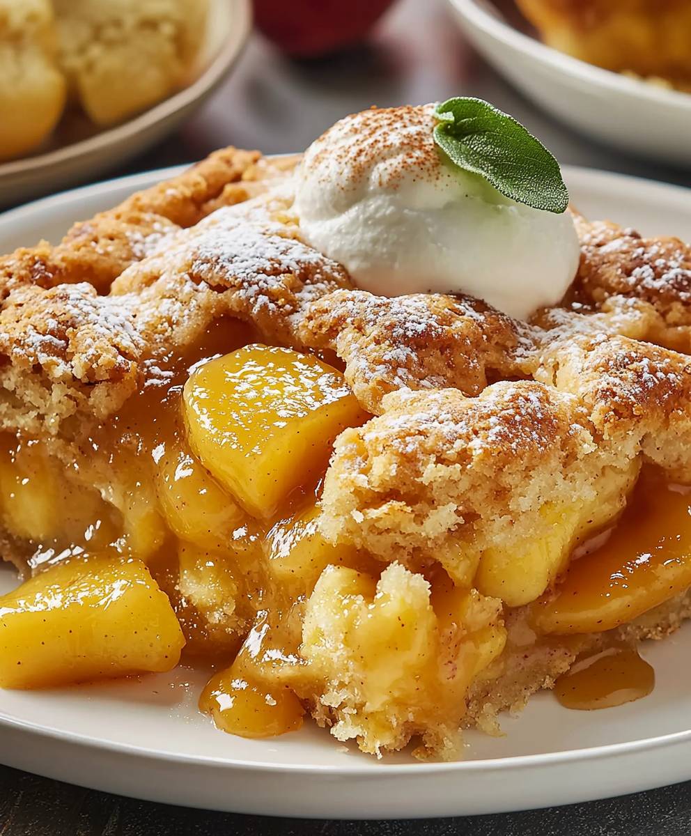 Lazy Man's Peach Cobbler