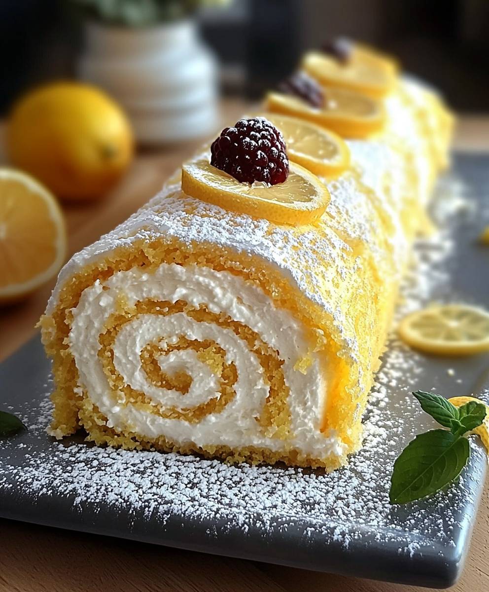 Lemon Roll Cake