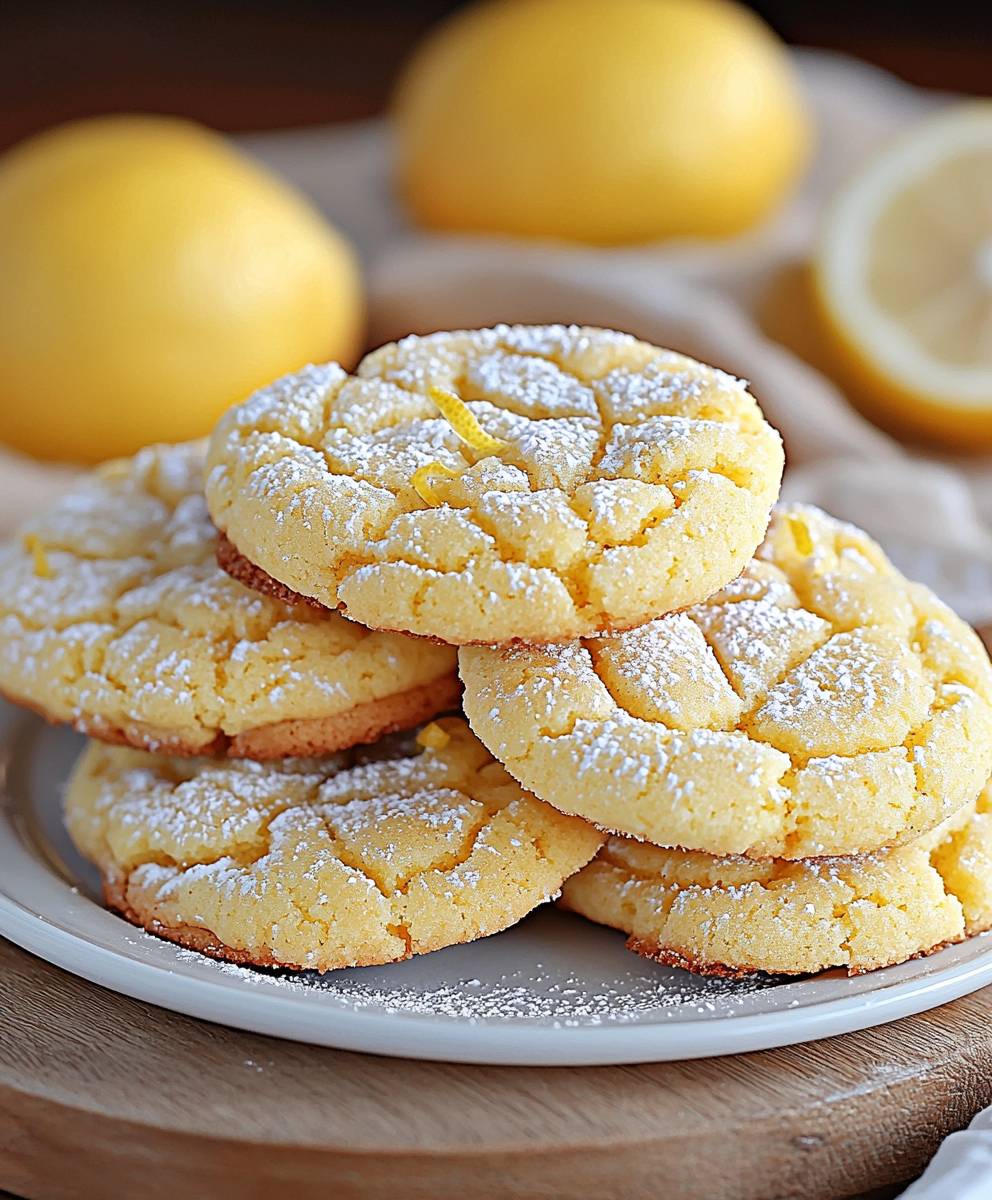 Lemon cookies cake mix