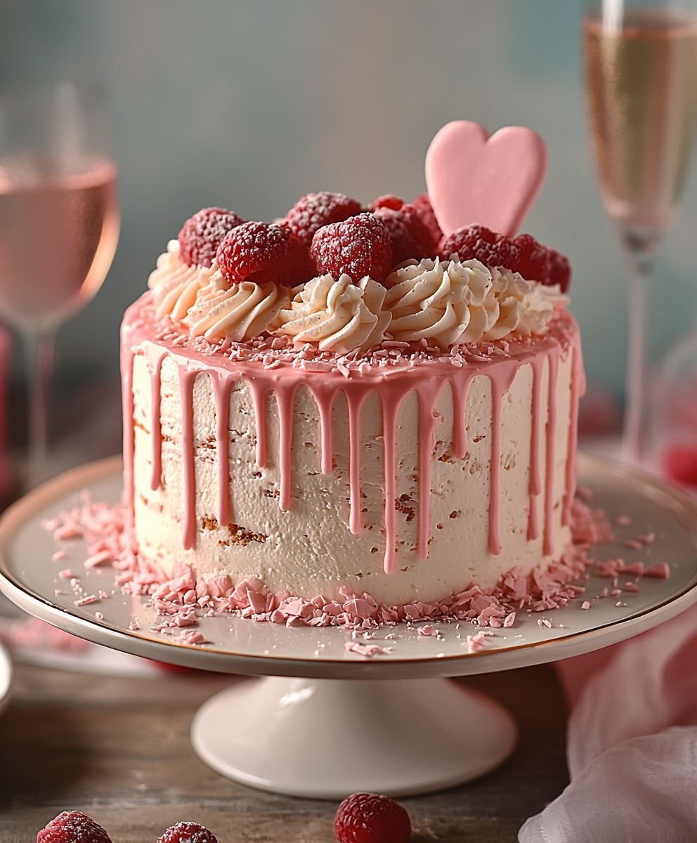 Pink Champagne Cake