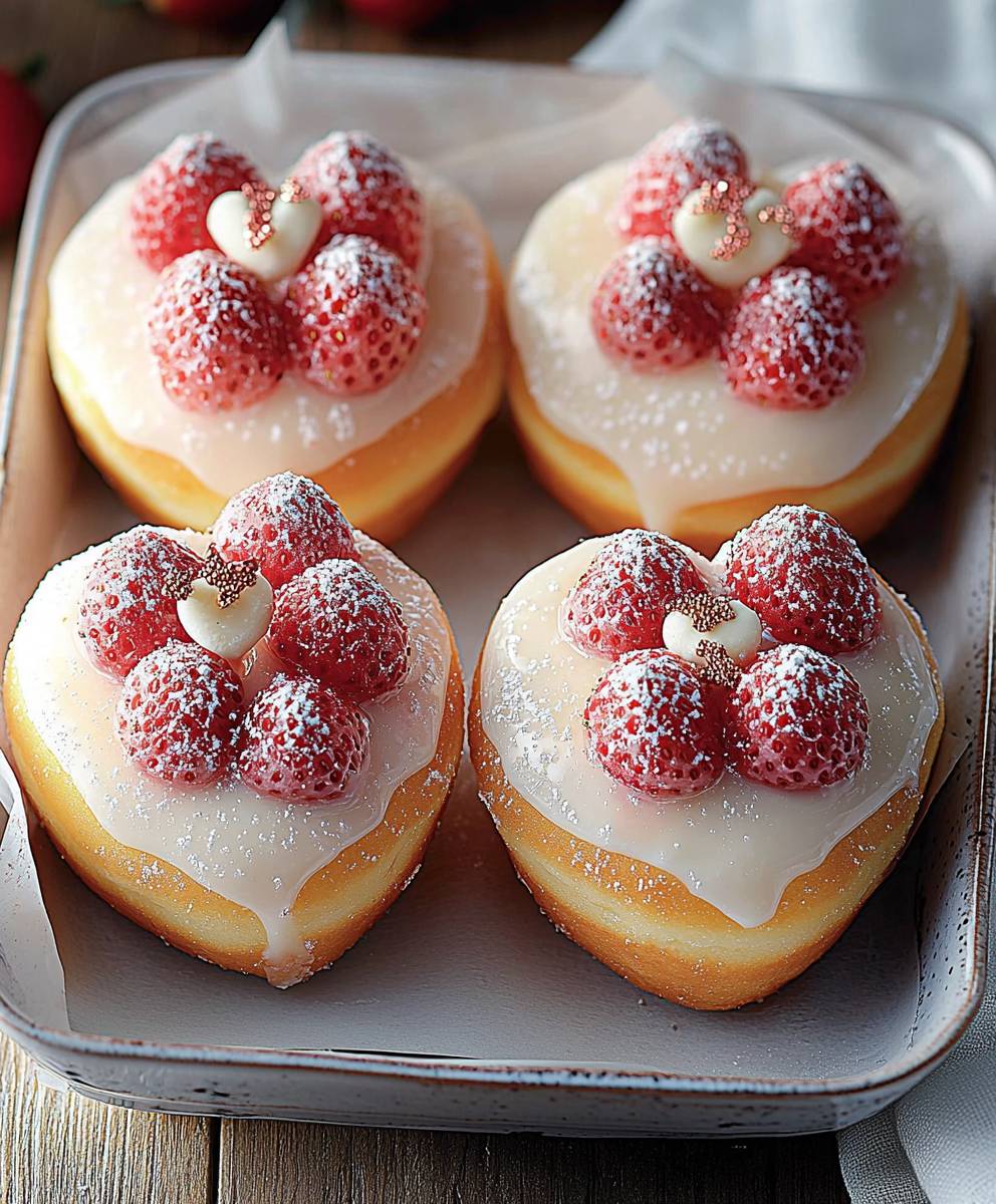 Strawberry Cheesecake Donuts