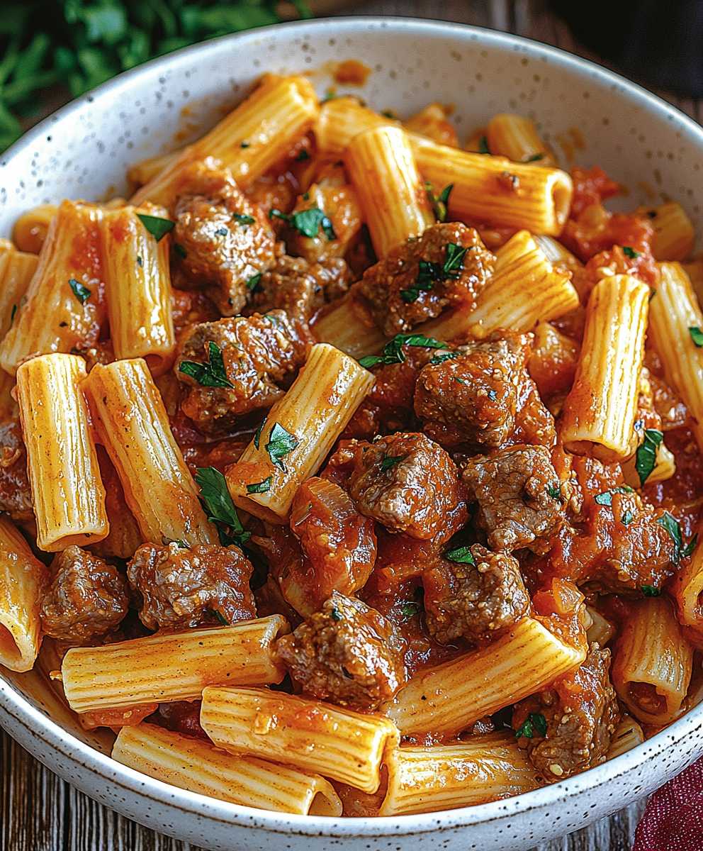 Beef Pasta Tomato Sauce
