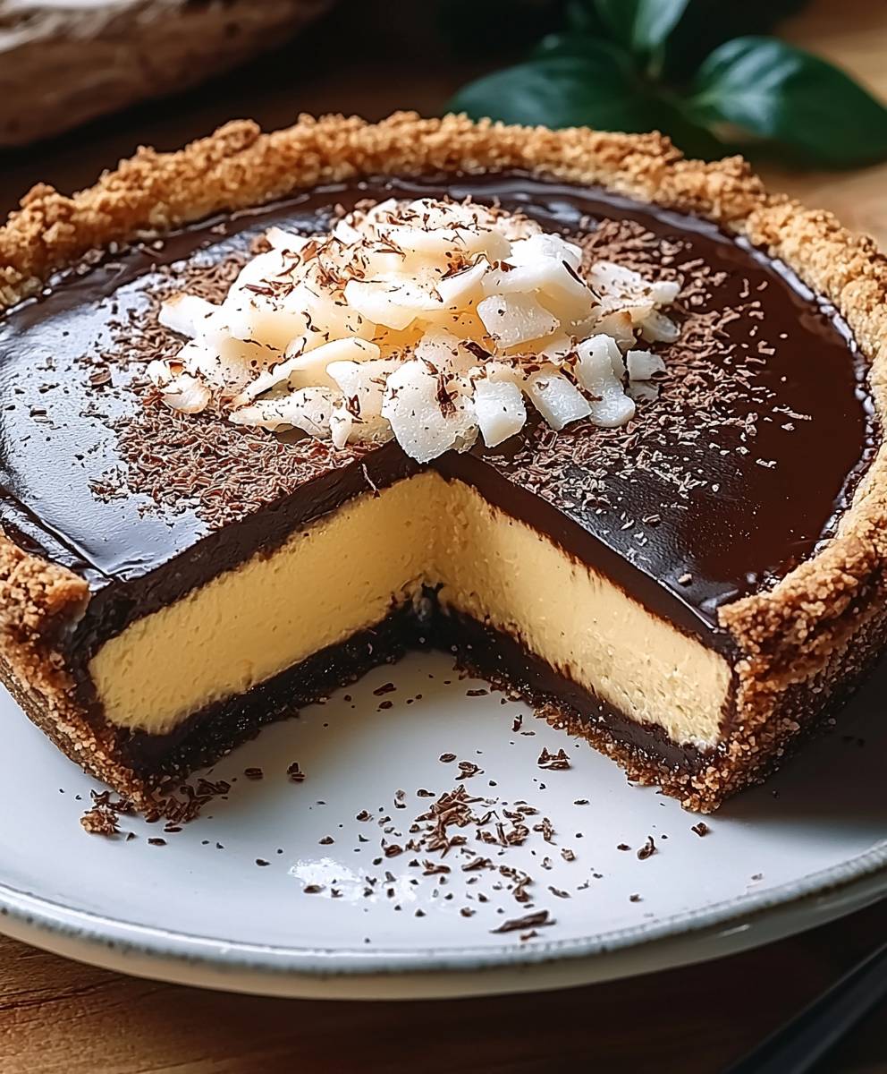 Chocolate Tart Coconut Mousse