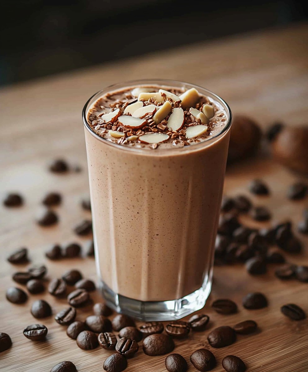 Almond Coffee Protein Smoothie