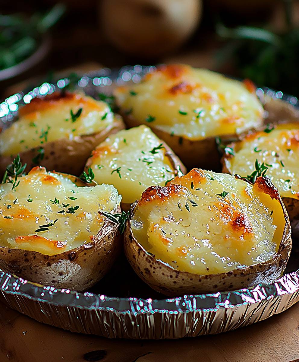 Parmesan baked potatoes