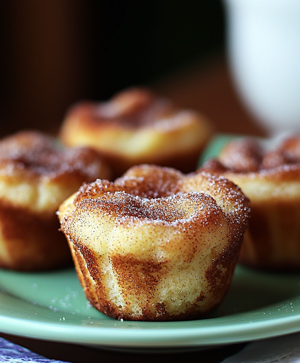 Cinnamon Sugar French Toast Muffins