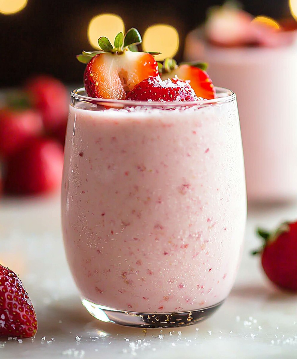 Strawberry Coquito