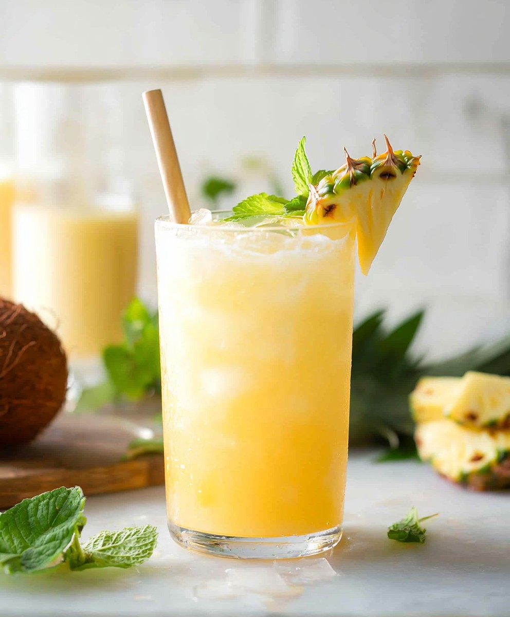 Pineapple coconut water