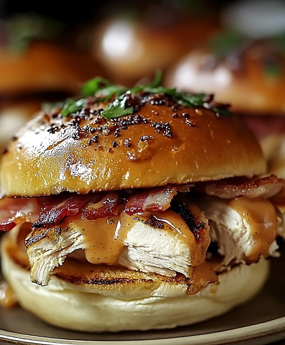 Turkey Bacon Ranch Sliders