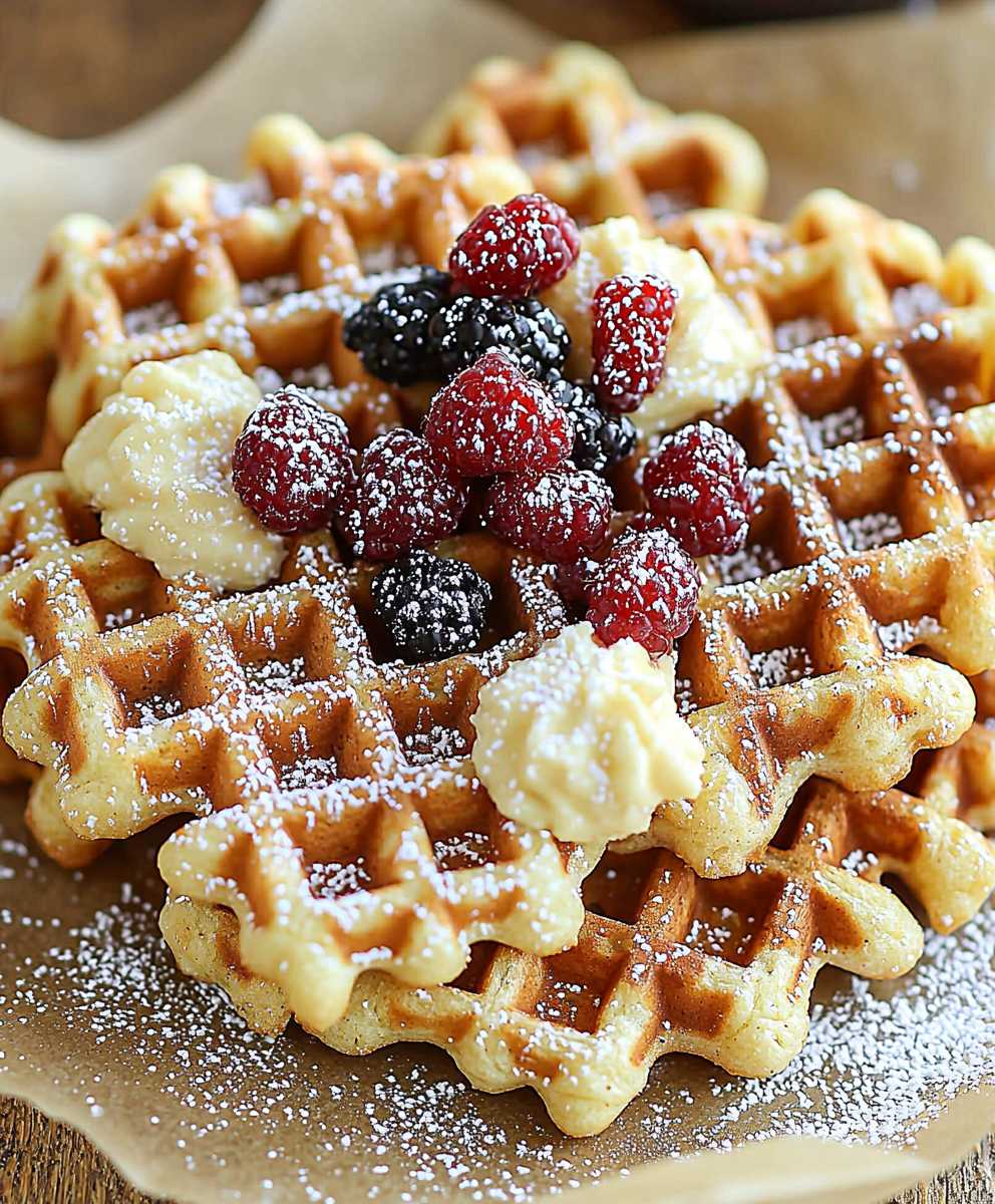 Waffle cookies