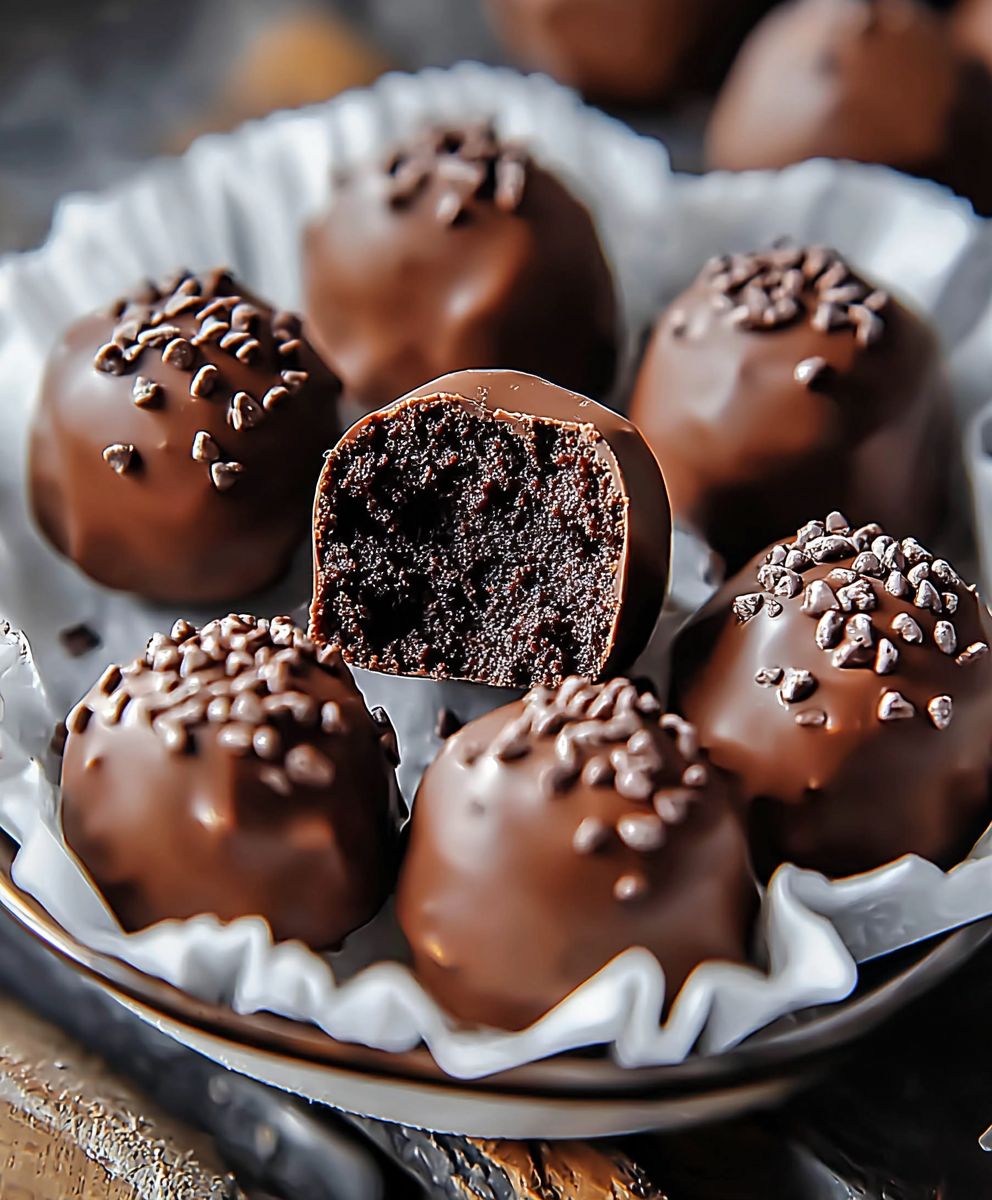 Brownie truffles easy