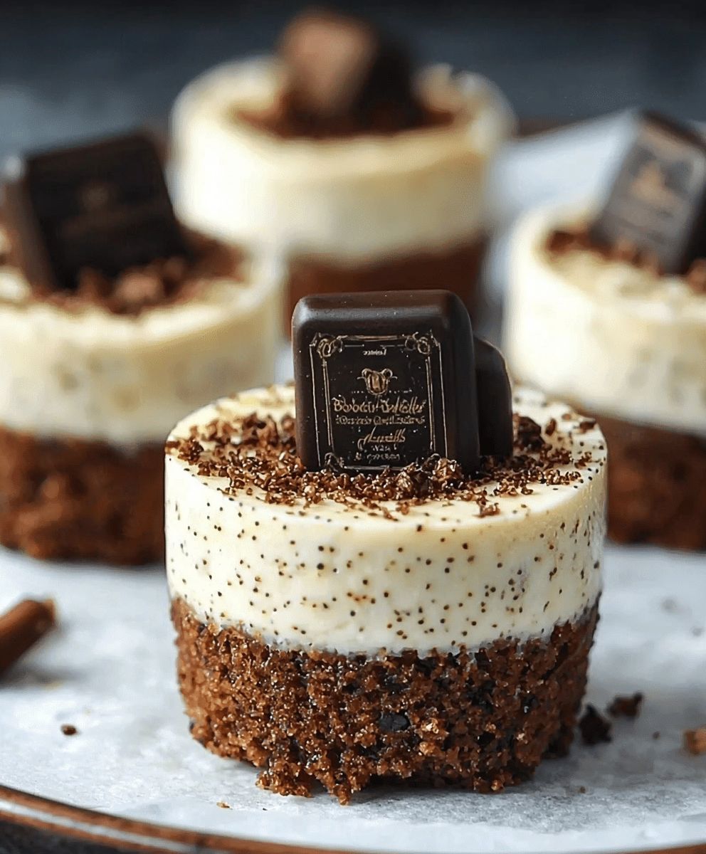 Baileys mini cheesecakes