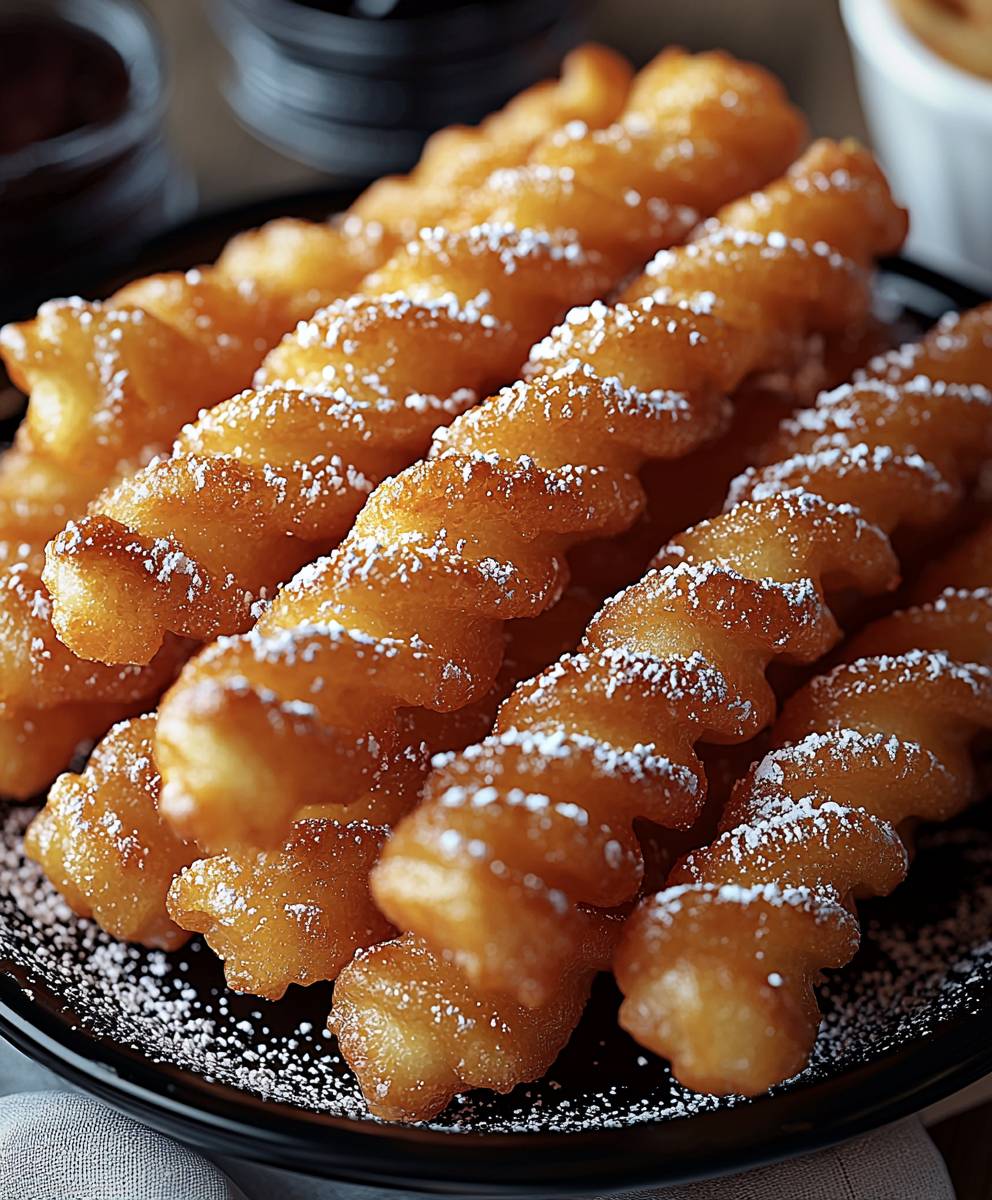 Crispy Funnel Cake Sticks