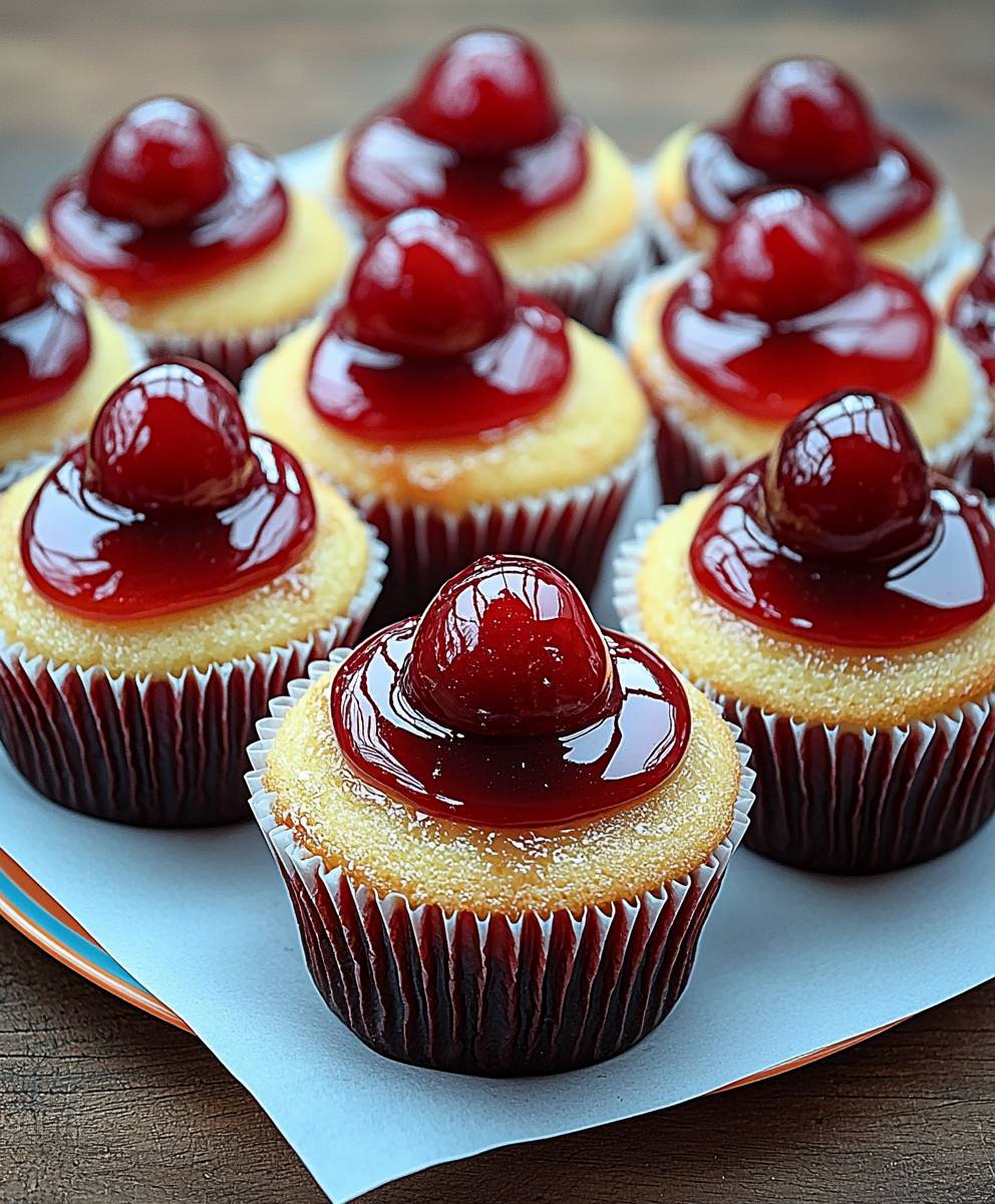 Cherry Cheesecake Cupcakes