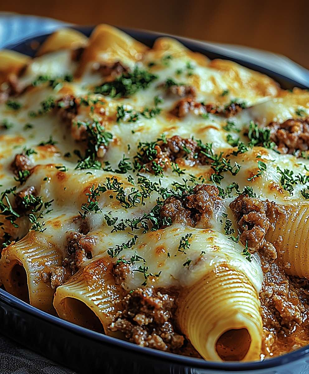 Ricotta Beef Stuffed Shells