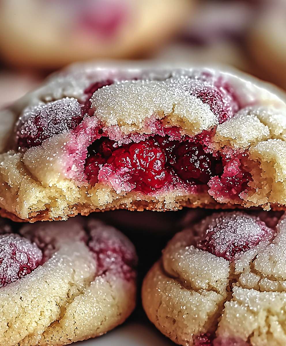 Raspberry Sugar Cookies