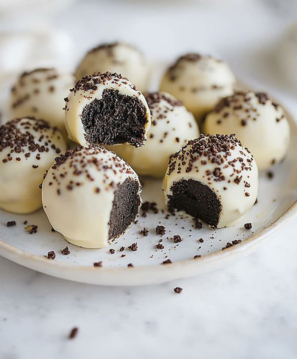 Oreo truffles dessert