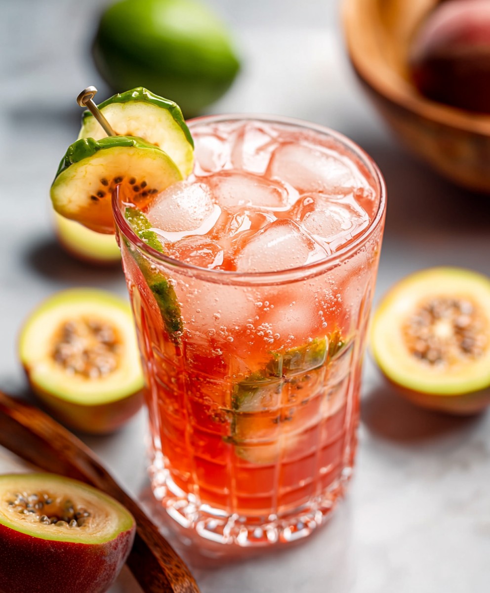 Guava jasmine iced tea