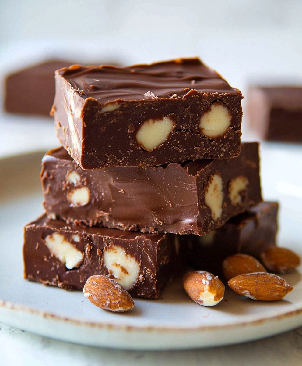 Nutella fudge dessert